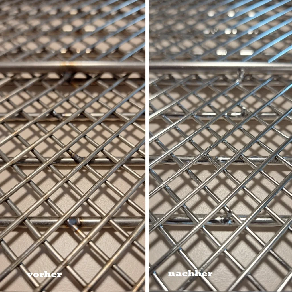 Elektropolieren: Vorher und Nachher